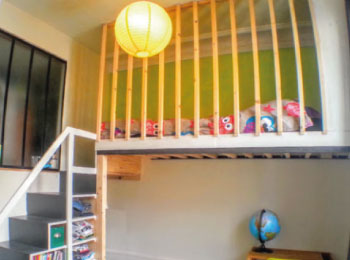 mezzanine gain de place paris lit enfant